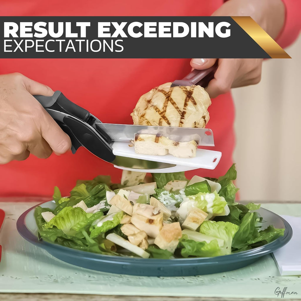 Kitchen Smart Cutter, Clever Food Choppers, Steel Knife