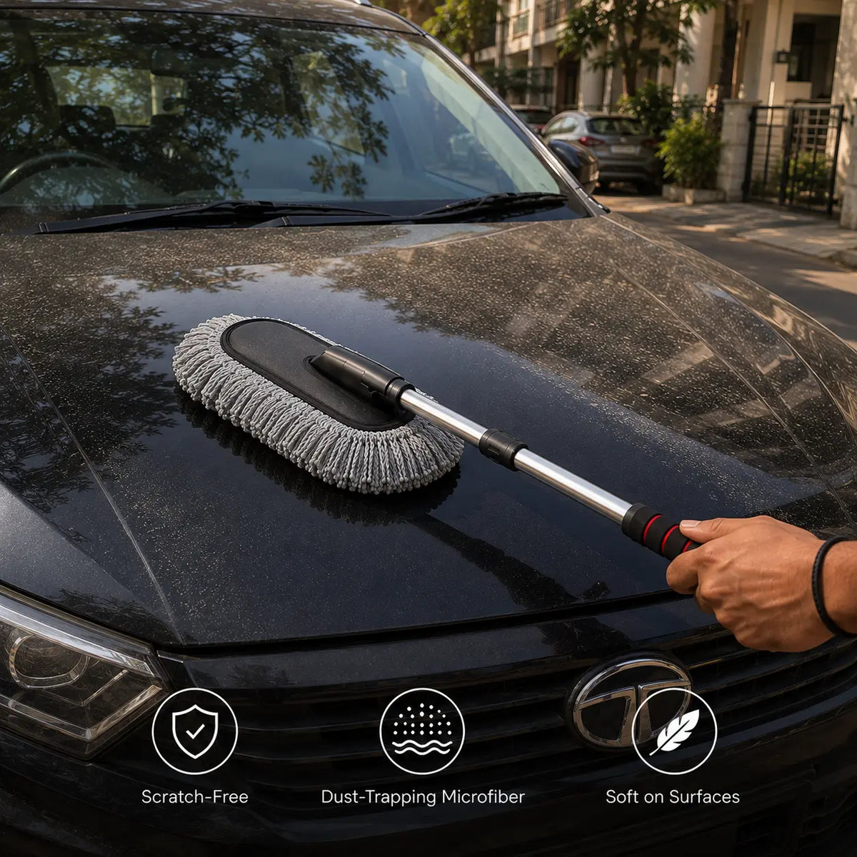 DustGlide™ Wax-Locked Car Duster