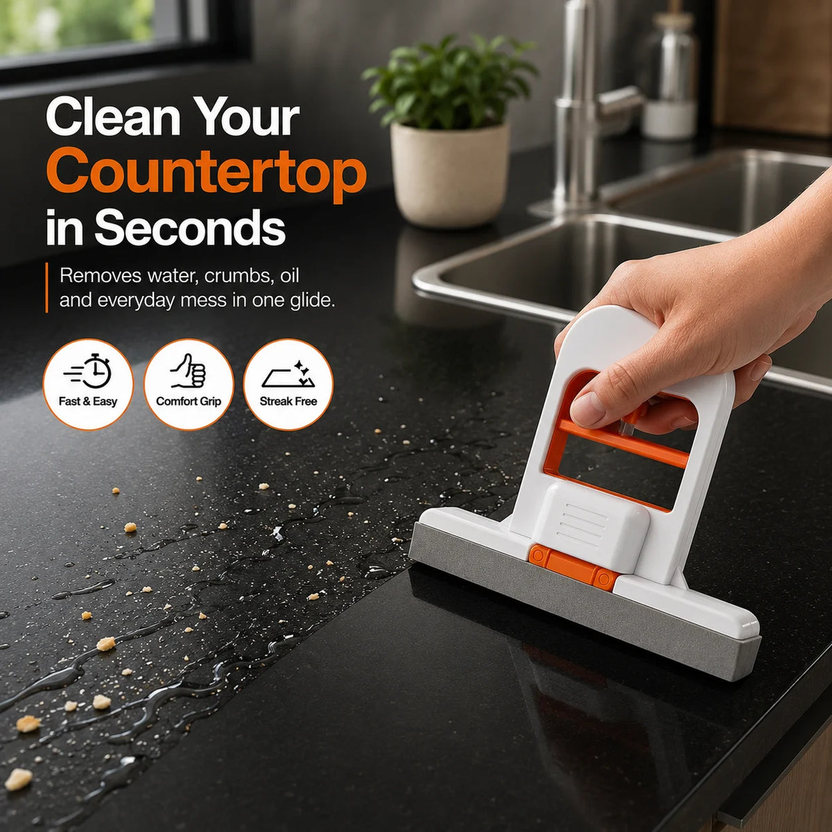 SqueezeGo™ Mini Foldable Mop
